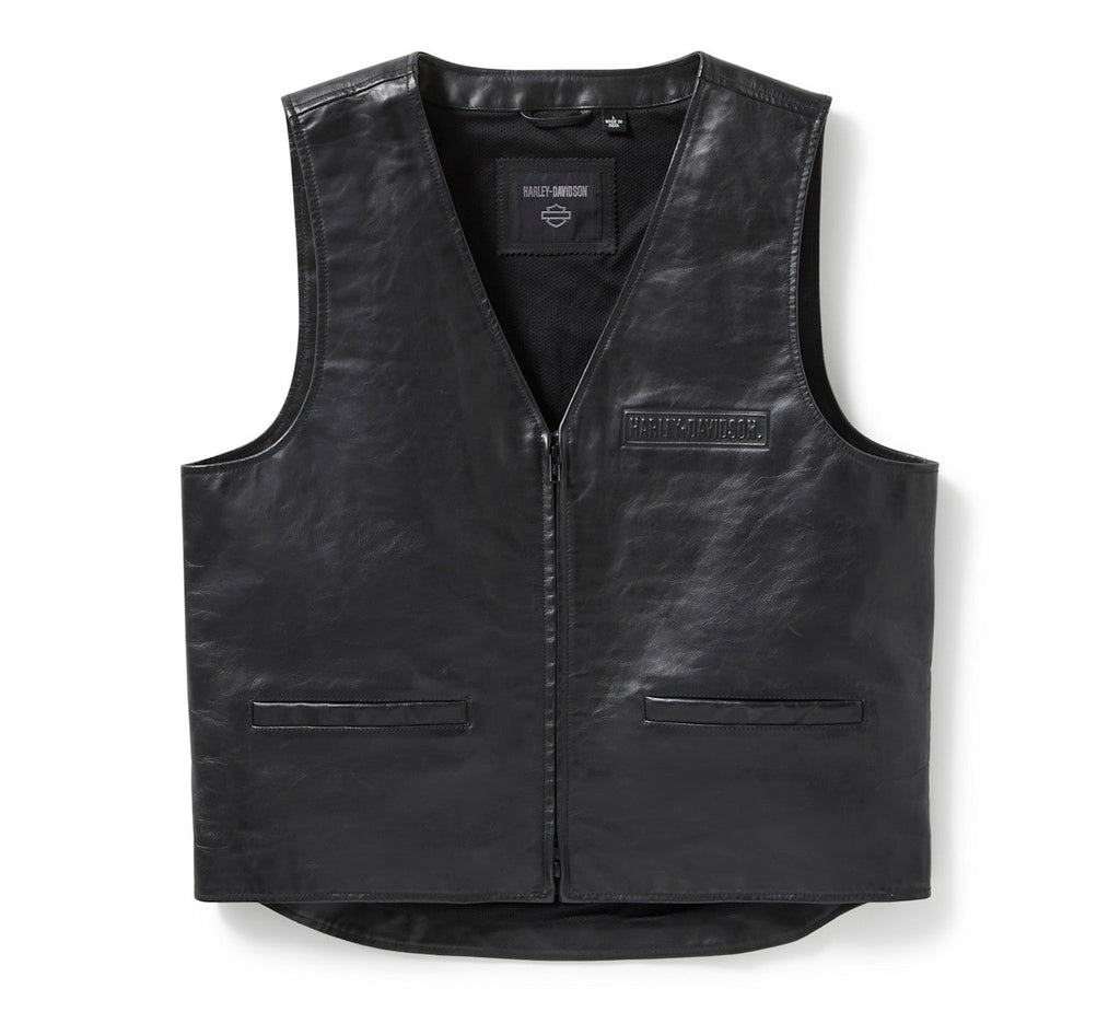 Gilet en cuir Bar & Shield