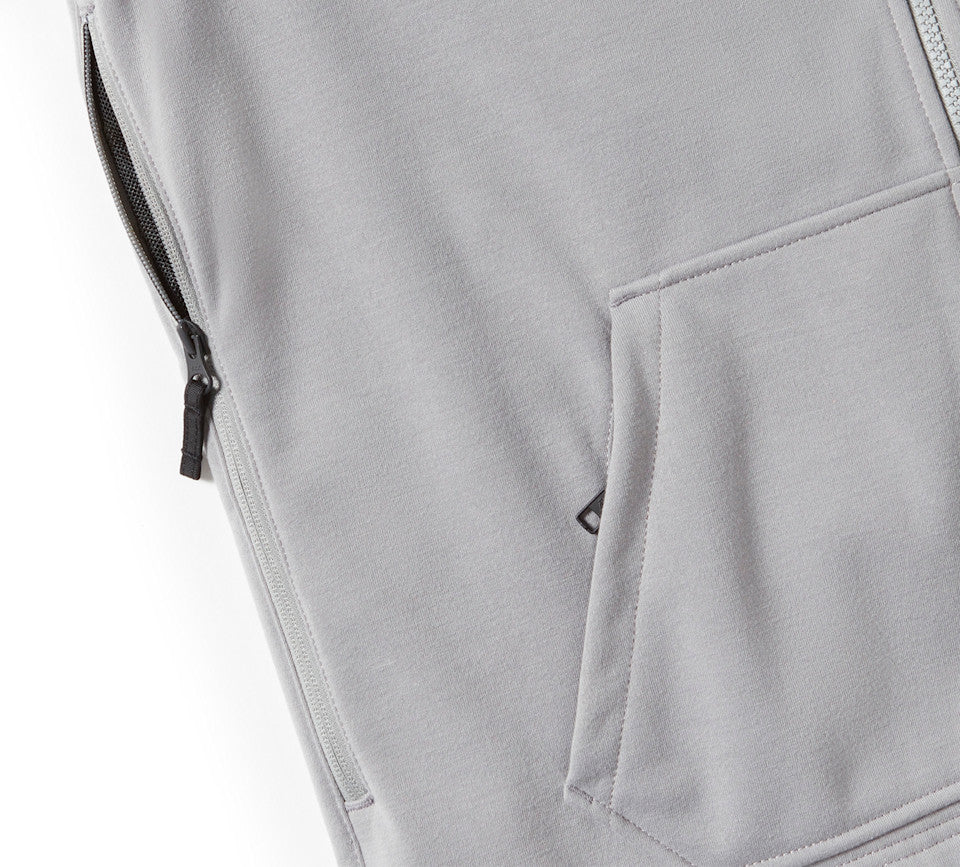 Polaire de moto à capuche H-D® Trenton Deflector 2.0 - Colorblock - Billiard Grey & Harley Black