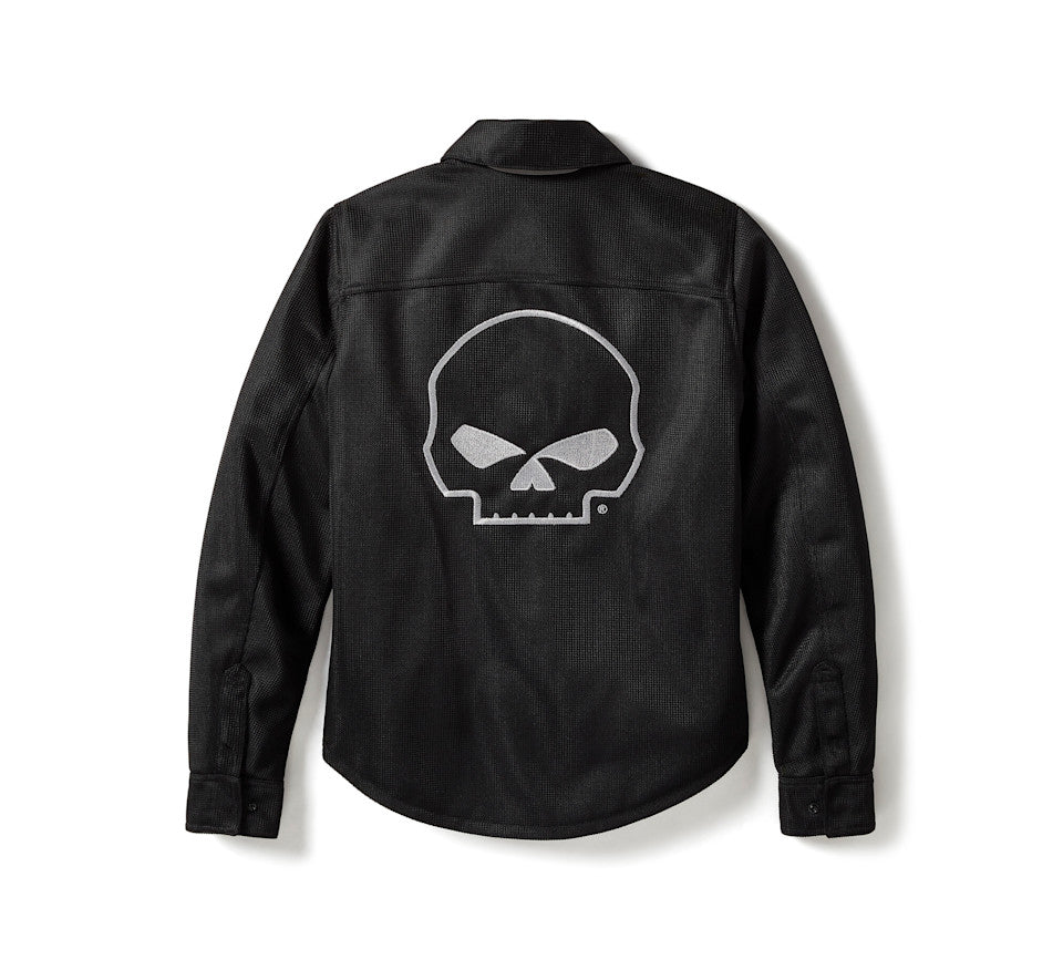 Sur-chemise de moto Willie G Skull Graphic Mesh Operative