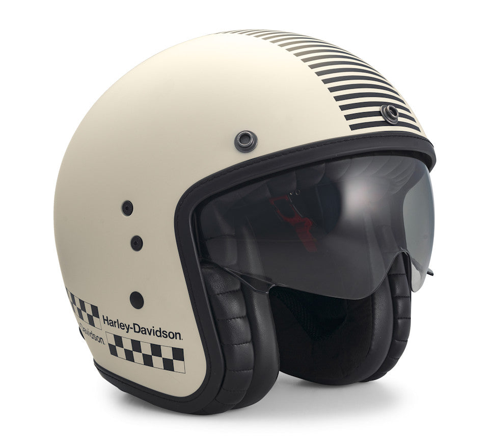Casque 3/4 Rally Racer X14 avec pare-soleil
