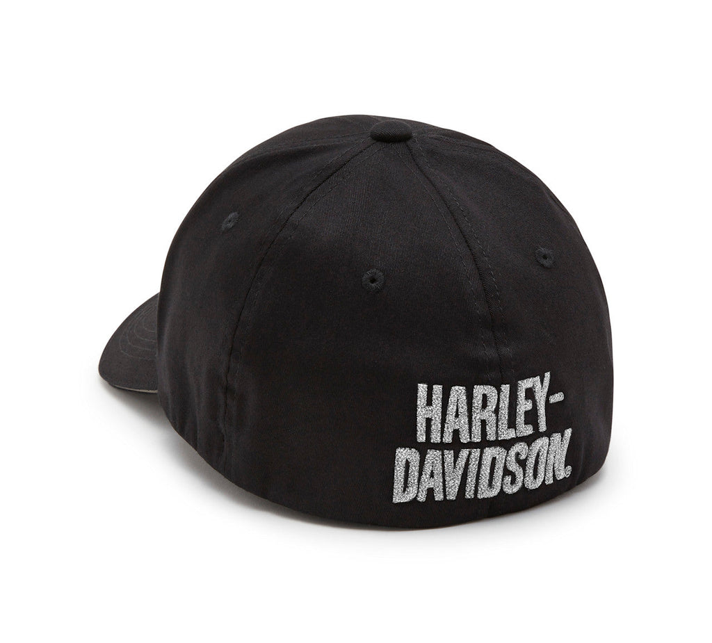 Casquette extensible réfléchissante Willie G™ Skull Softail