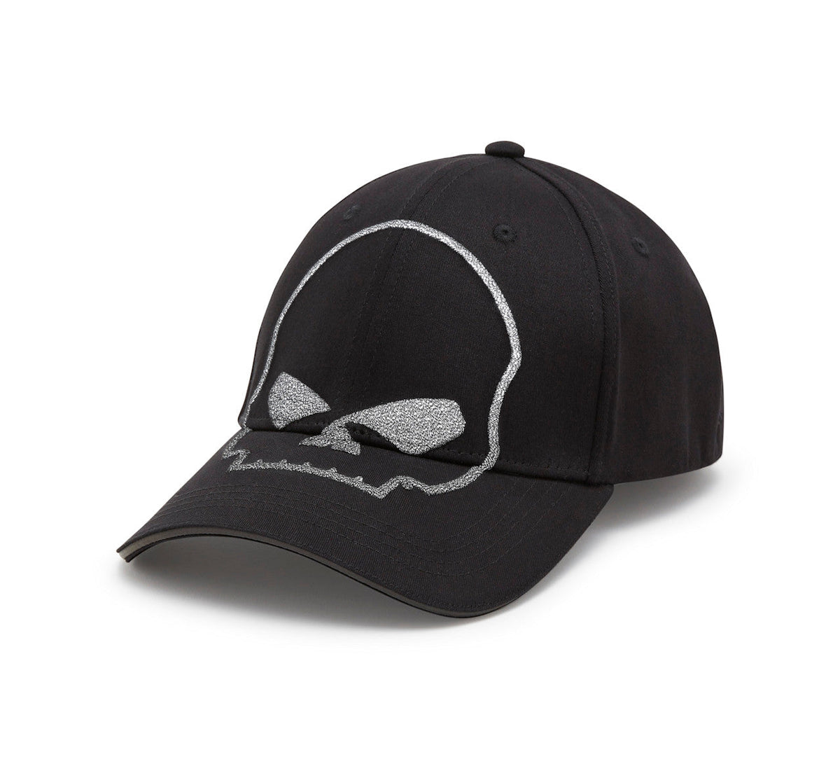Casquette extensible réfléchissante Willie G™ Skull Softail