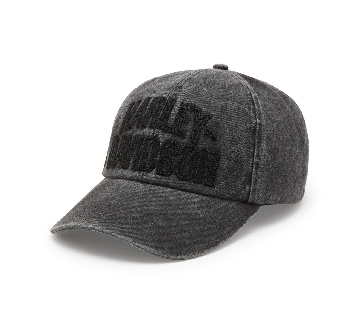 Casquette ajustée Arched Font Panhead - Harley Black
