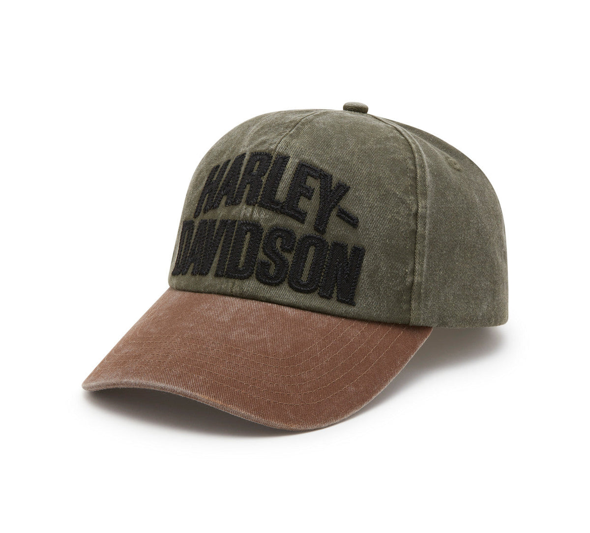 Casquette ajustée Arched Font Panhead - Colorblocked - Grape Leaf &Dark Brown