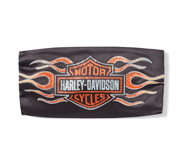 Bandeau Vintage Flames - Harley Black
