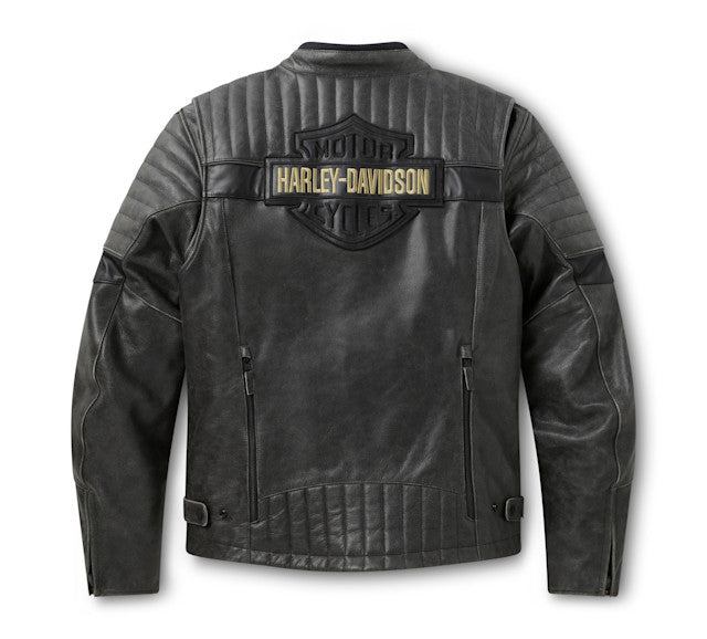 Blouson en cuir H-D Passing Link III pour hommes