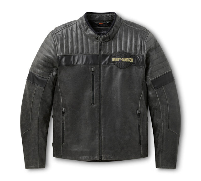 Blouson en cuir H-D Passing Link III pour hommes