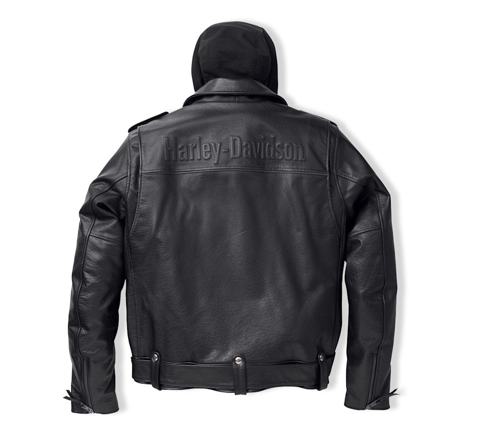 Blouson en cuir Potomac 3-en-1 pour hommes