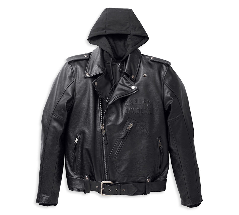 Blouson en cuir Potomac 3-en-1 pour hommes