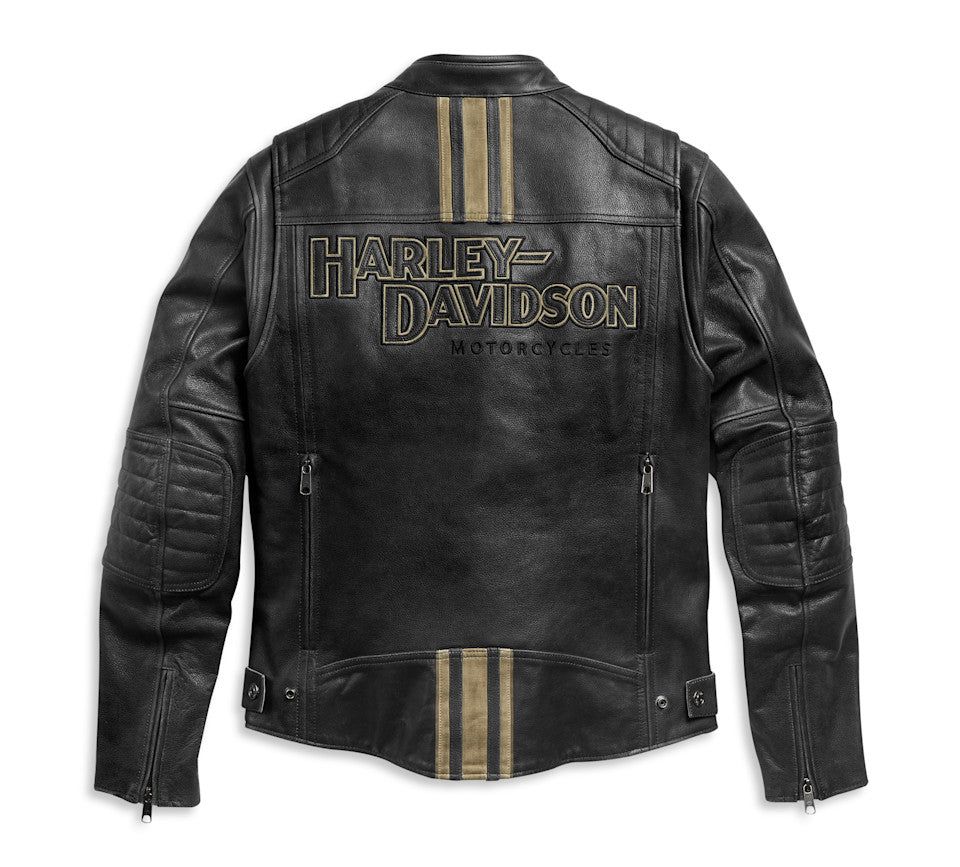 Blouson en cuir Passing Link II H-D® Triple Vent pour hommes
