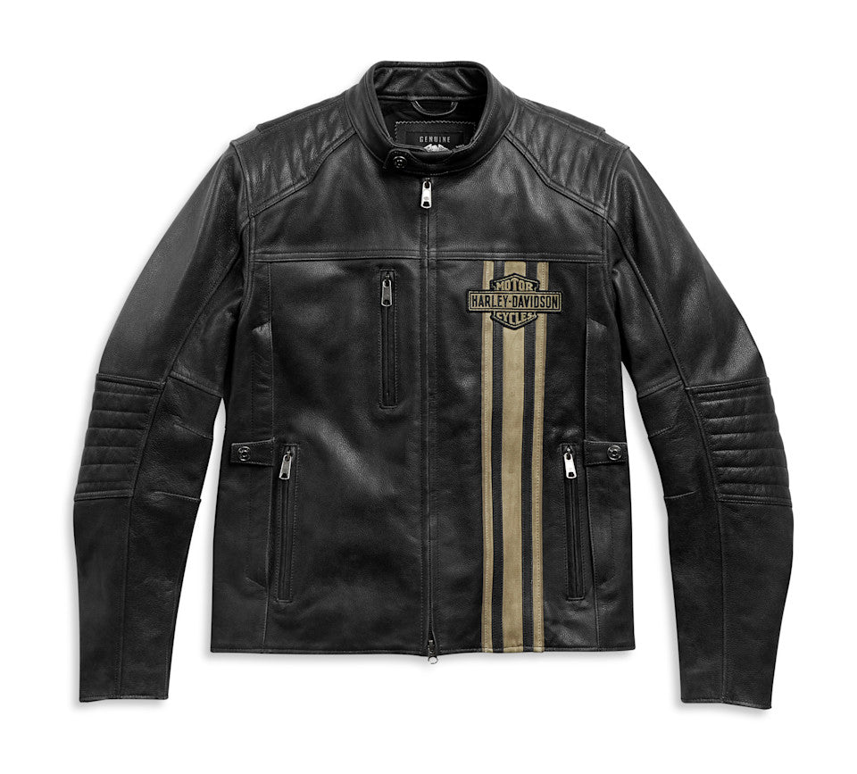 Blouson en cuir Passing Link II H-D® Triple Vent pour hommes
