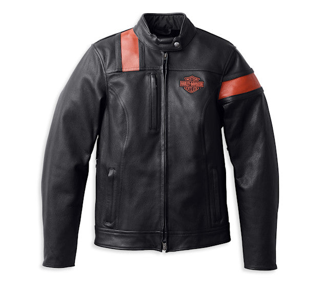 Blouson en cuir Highway-100 imperméable pour femmes