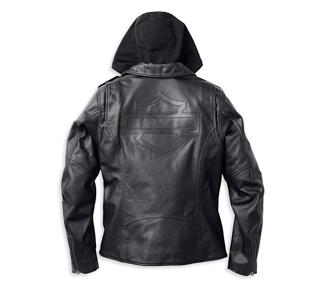 Blouson en cuir Potomac 3-en-1 pour femmes