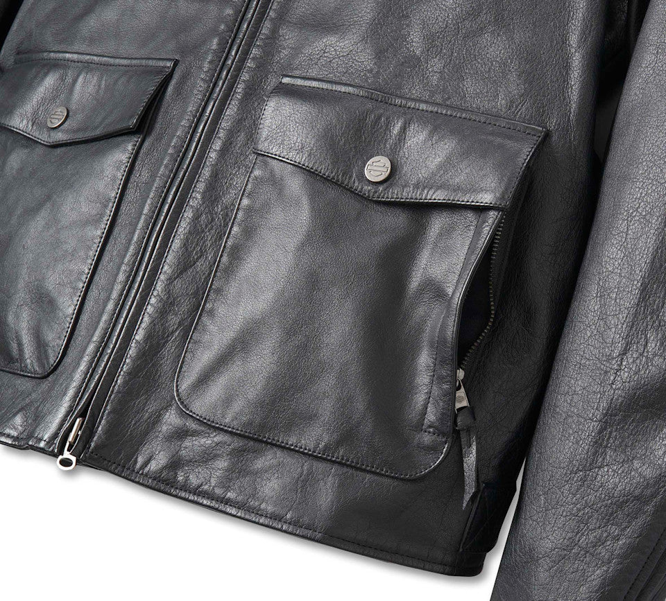 Men's Harley-Davidson Layering System Captains Leather Jacket
