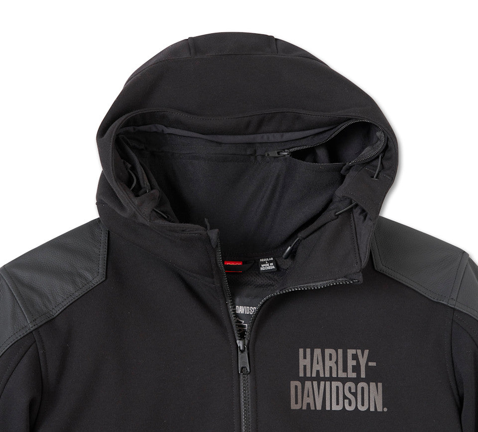 Willie G Skull Graphic Deflector 2.0 Hooded Riding Fleece
