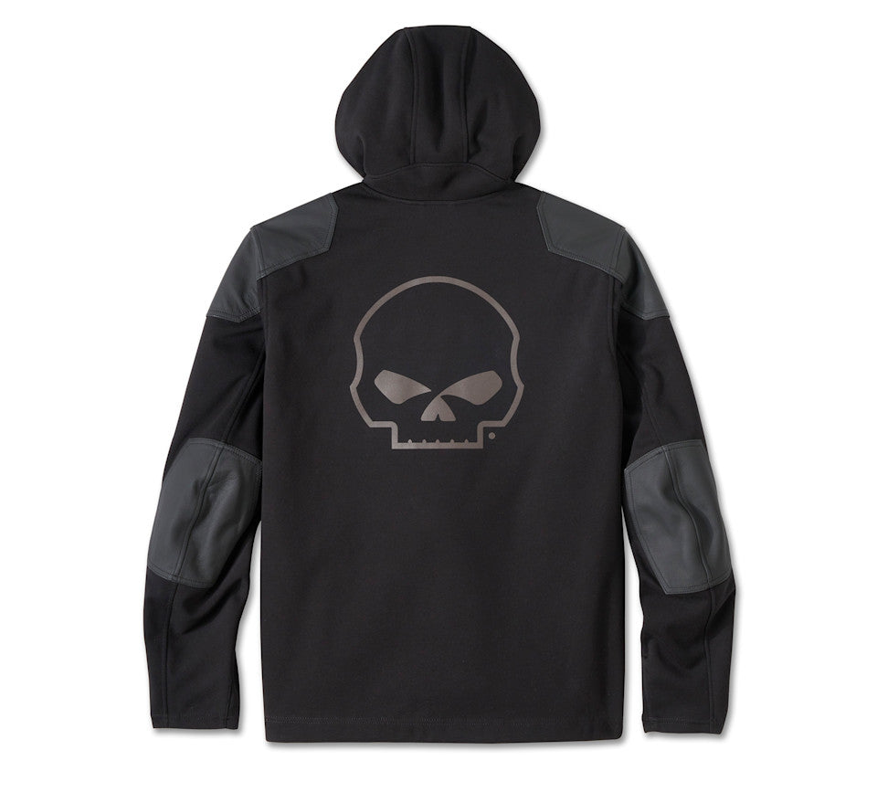 Willie G Skull Graphic Deflector 2.0 Hooded Riding Fleece