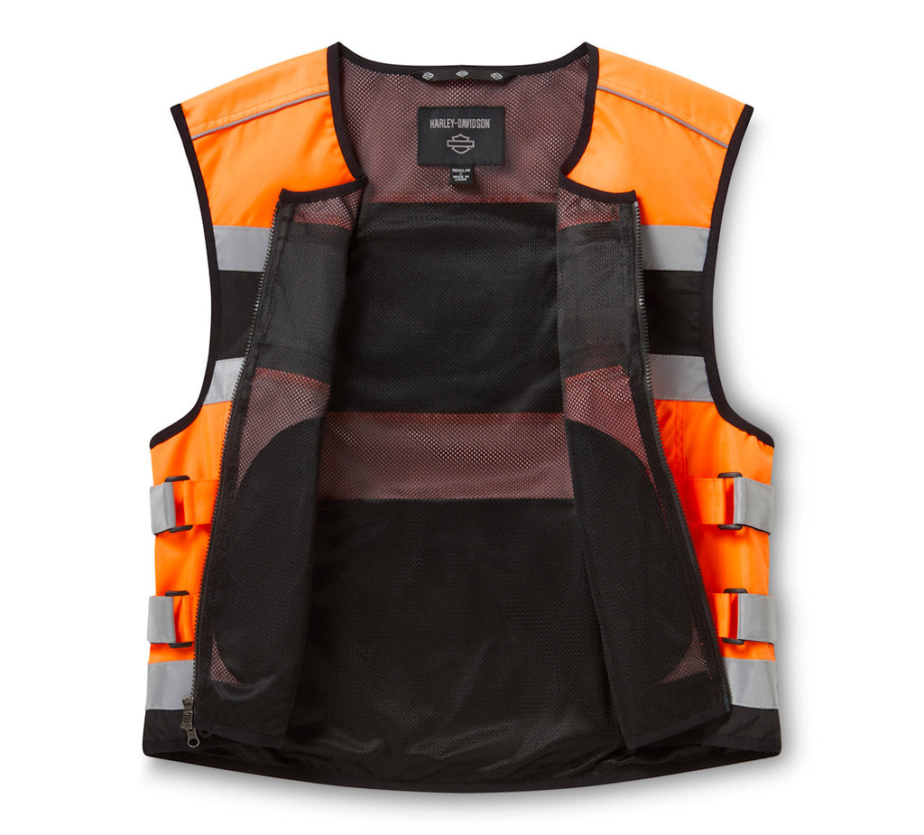 Gilet haute visibilité H-D pour hommes - Hi Vis Orange