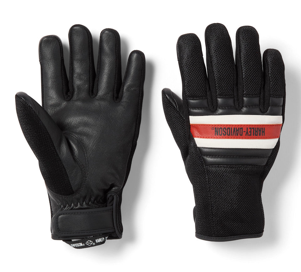 Gants de moto H-D Trenton en maille pour hommes