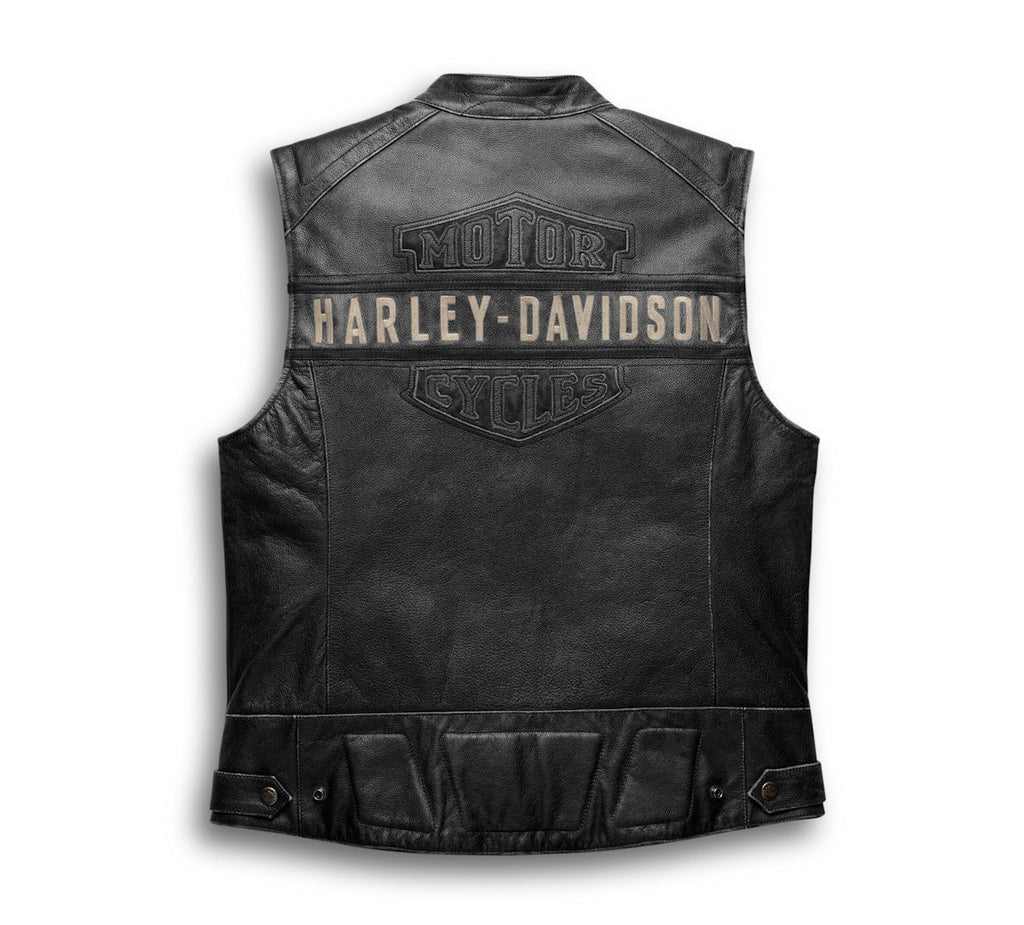 Blouson en cuir Passing Link pour hommes