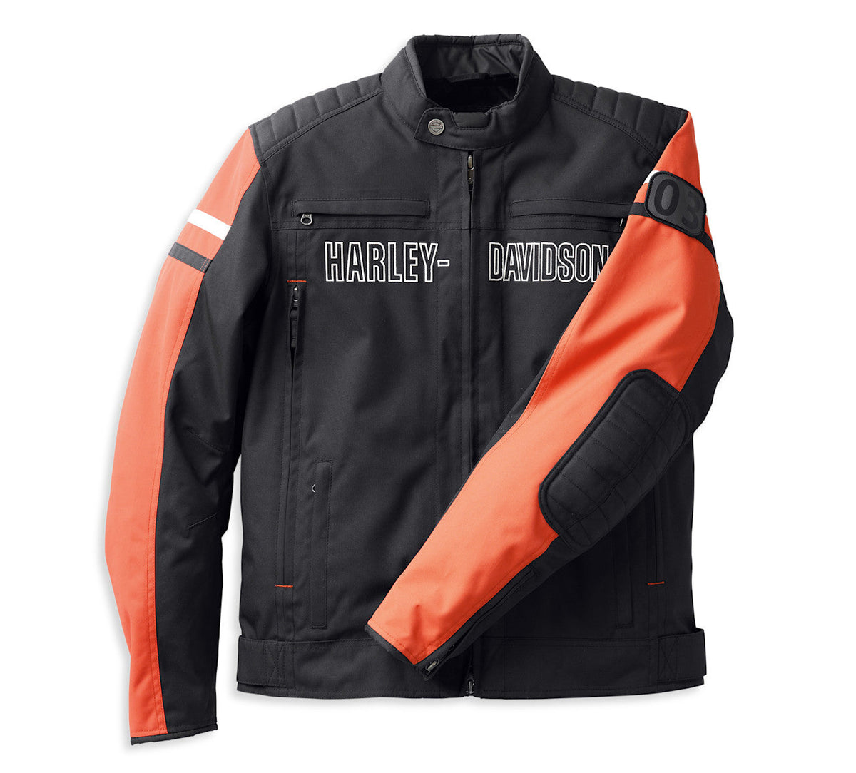 Blouson textile Hazard imperméable pour hommes - grande taille