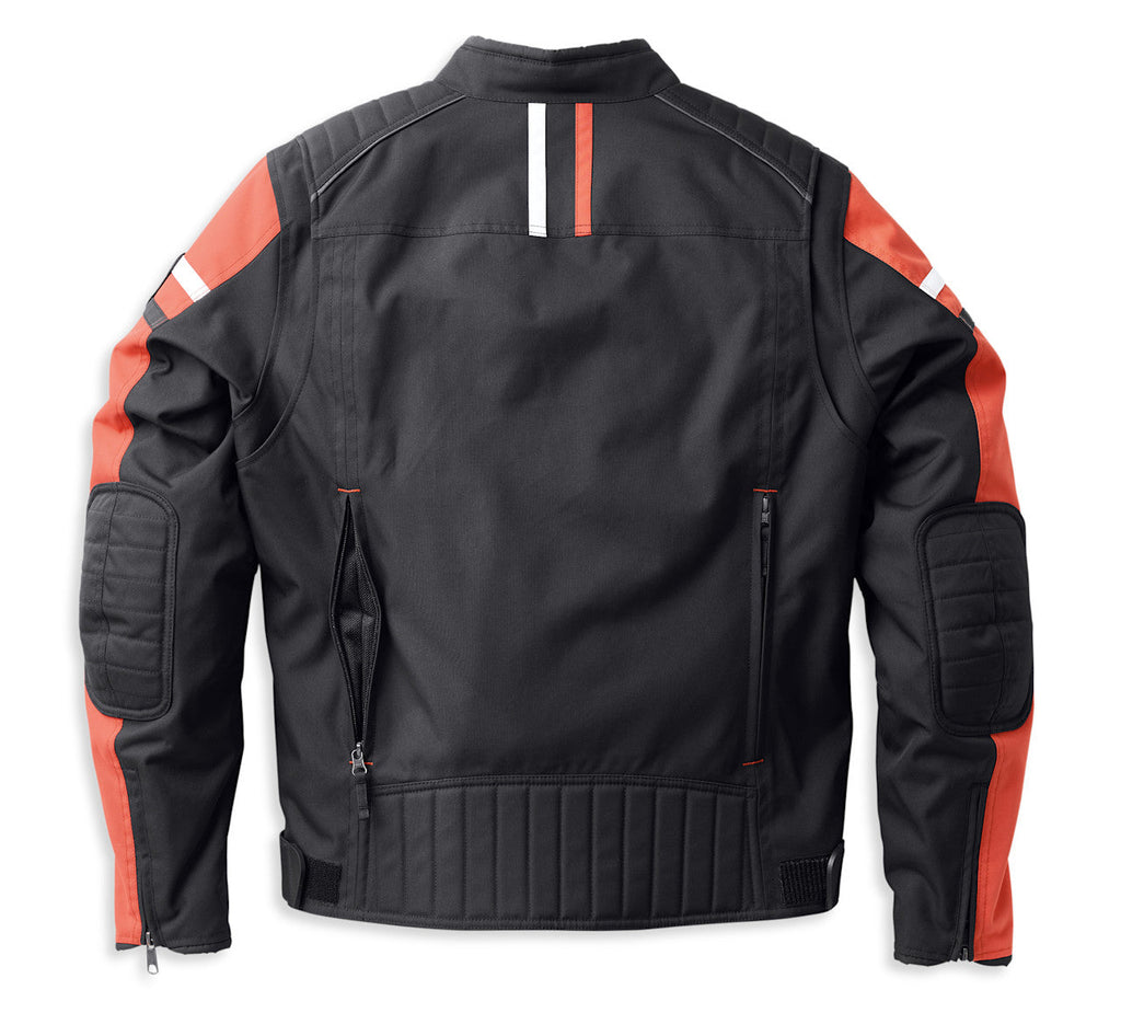 Blouson textile Hazard imperméable pour hommes - grande taille