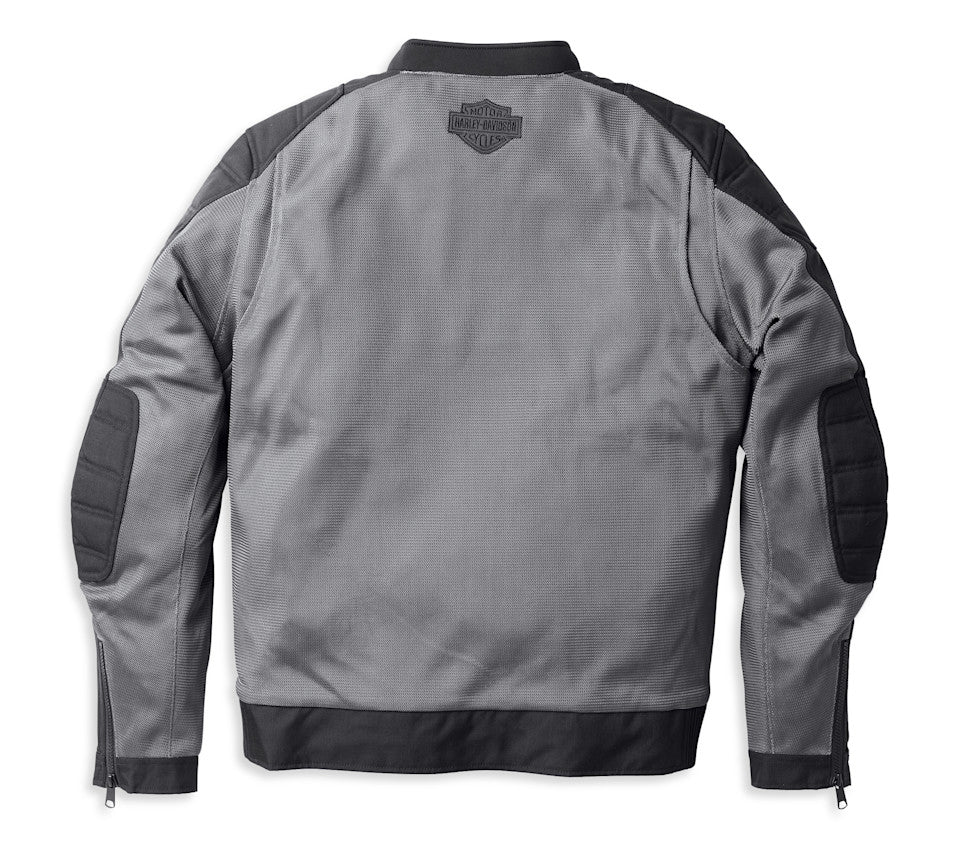 Blouson en maille Zephyr avec doublure zippée pour hommes - Granite Grey