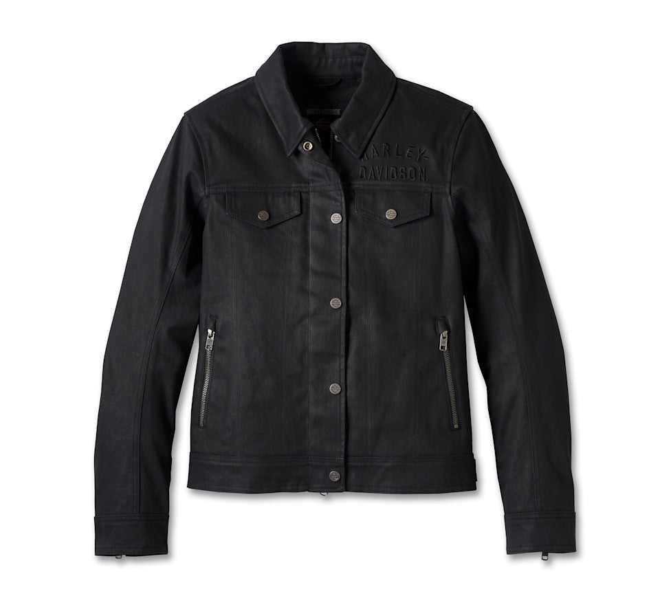 Blouson moto Trucker H-D Flex Layering System pour femmes