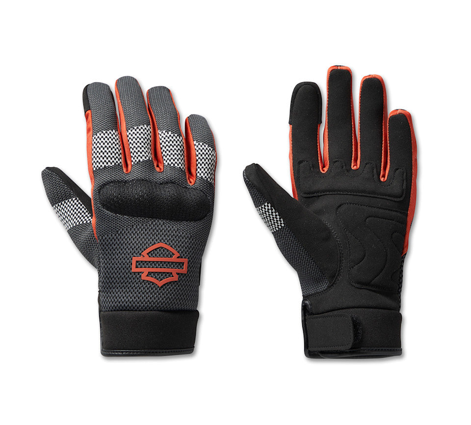 Gants en maille Dyna Knit pour femmes - Black & Grey