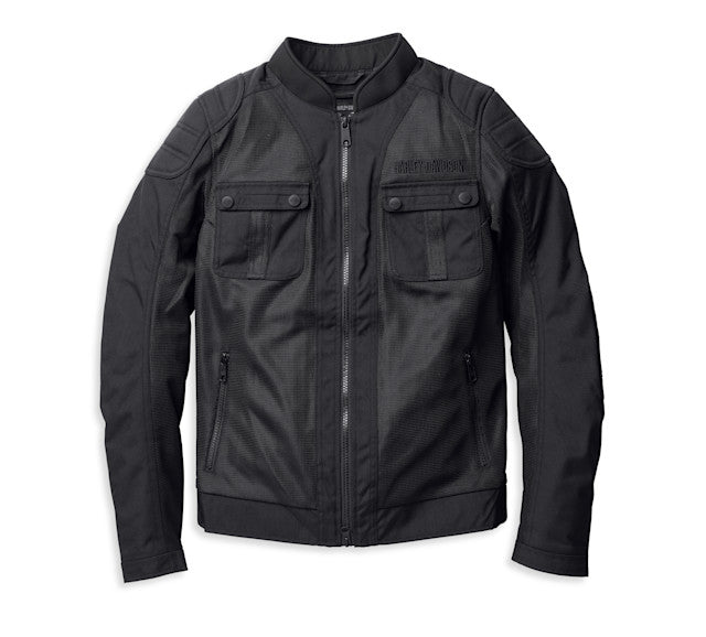 Blouson en maille Zephyr avec doublure zippée pour femmes - Black