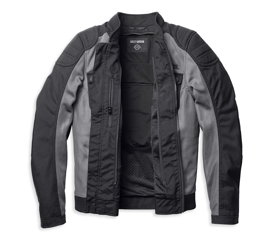 Blouson en maille Zephyr avec doublure zippée pour femmes - Granite Grey