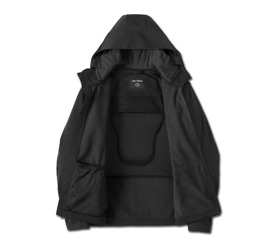 Polaire à capuche de moto Deflector 2.0 pour hommes
