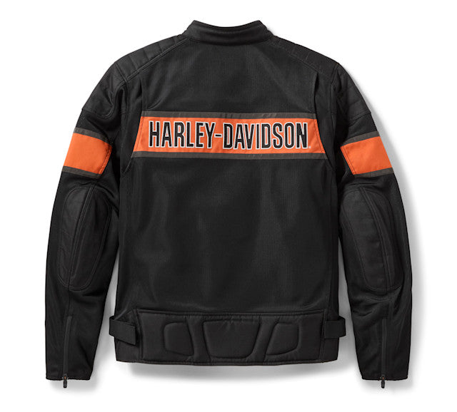 Blouson de moto H-D Trenton en maille pour hommes
