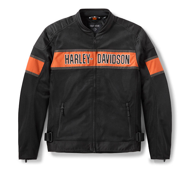 Blouson de moto H-D Trenton en maille pour hommes