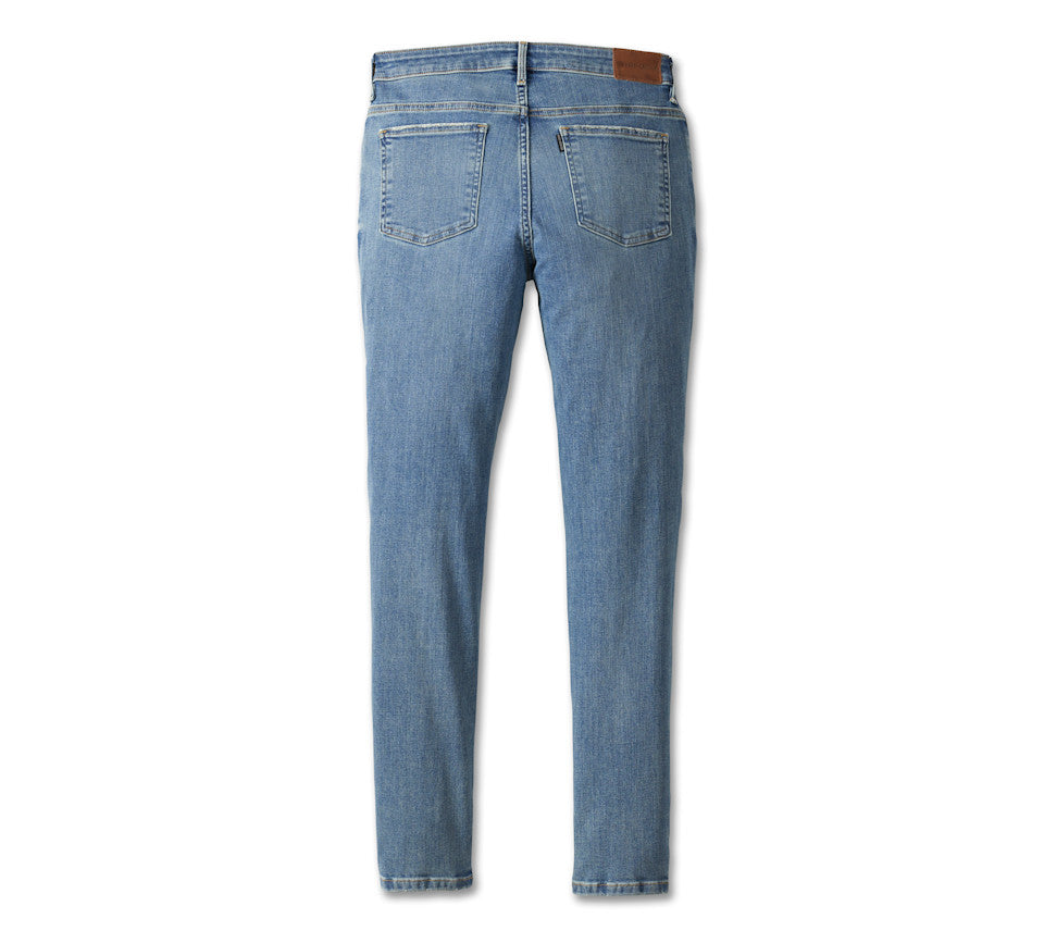 Jean skinny Harley-Davidson taille haute pour femmes - Medium Indigo