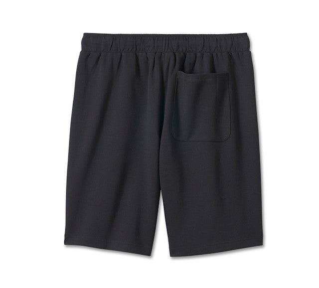 Short en polaire Bar & Shield pour hommes - Harley Black