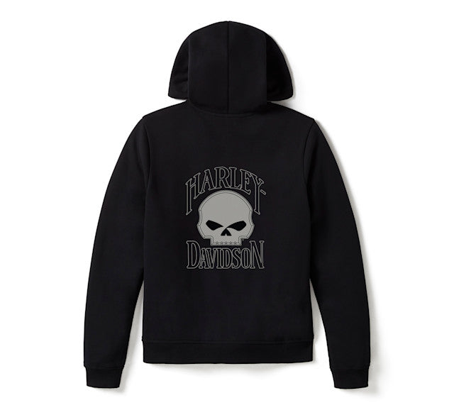 Sweat à capuche Willie G™ Skull en polaire zippé
