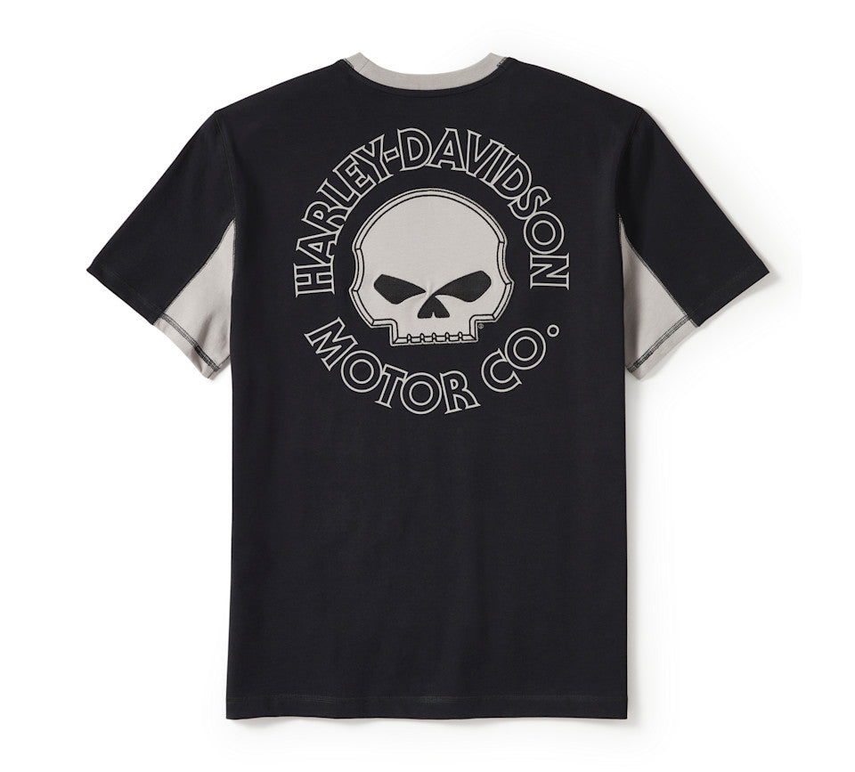 T-shirt à manches courtes Willie G ™ Skull Colorblock
