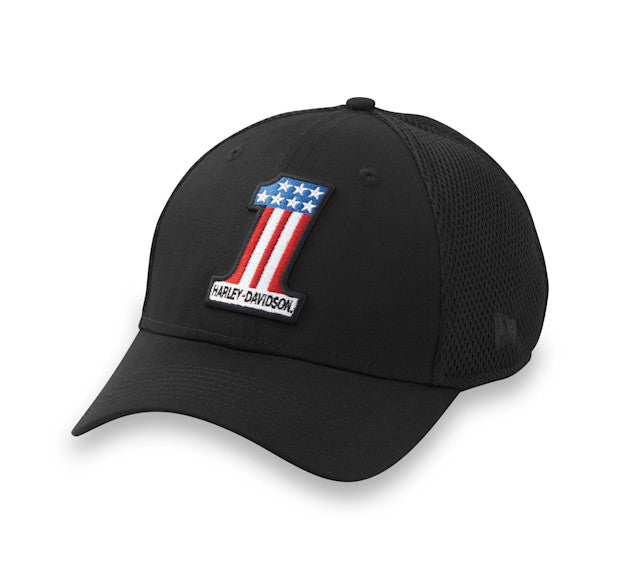 Casquette de baseball 39THIRTY avec logo n° 1 - Harley Black