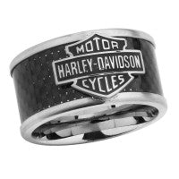 BAGUE "CARBON FIBRE BAND RING"