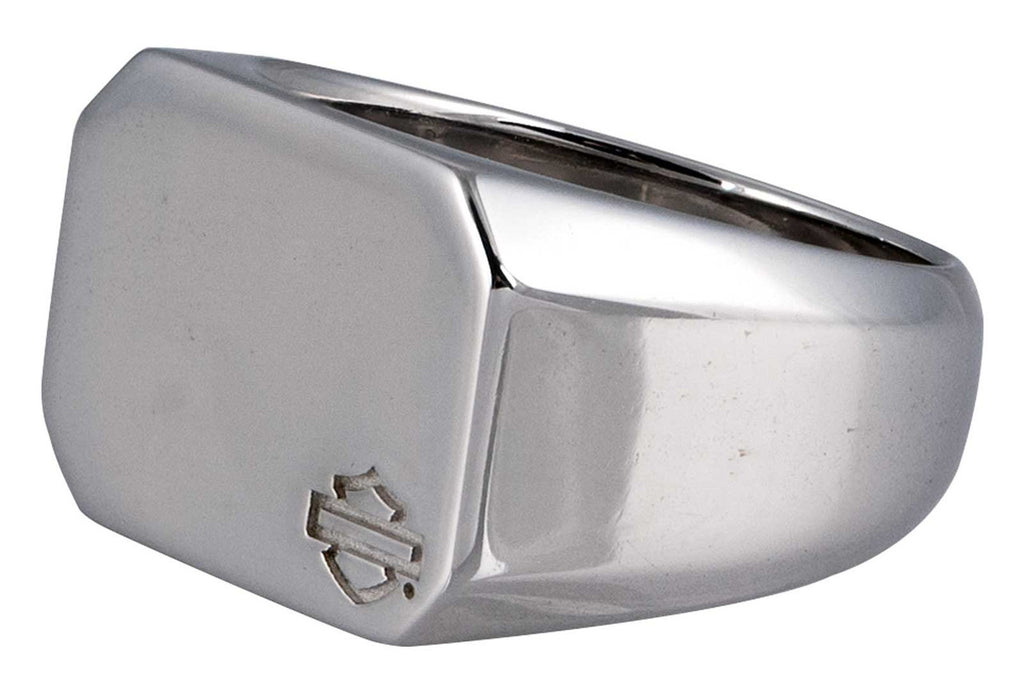 BAGUE "MODERN EDGE SIGNET RING"