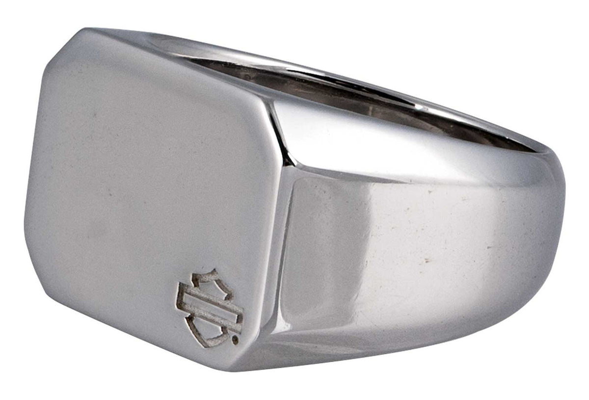 BAGUE "MODERN EDGE SIGNET RING"