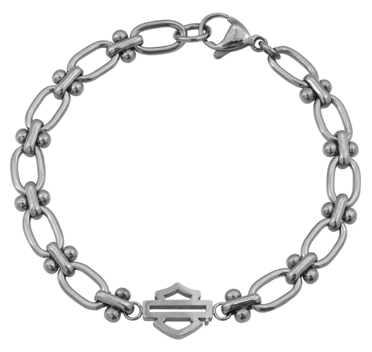 H-D "BALL & BAR OVAL LINKS CHAIN BRACELET" T-07