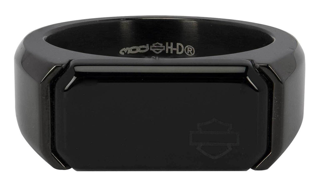 BAGUE "BLACKOUT ONYX SIGNET RING"
