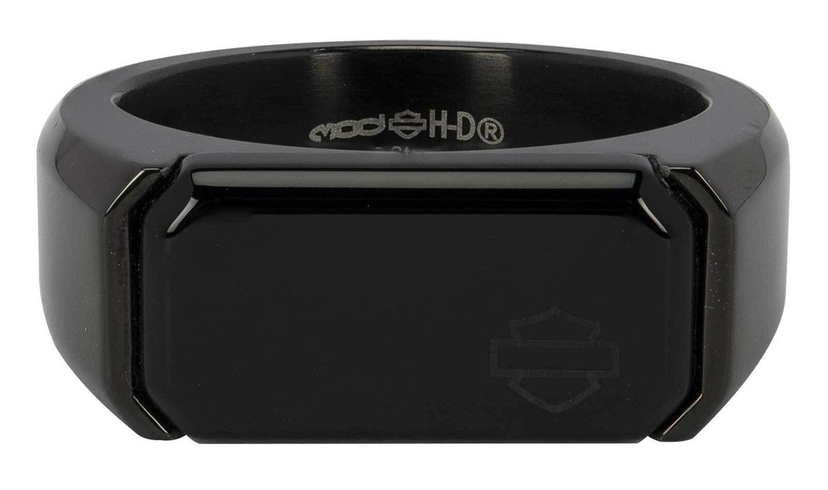 BAGUE "BLACKOUT ONYX SIGNET RING"